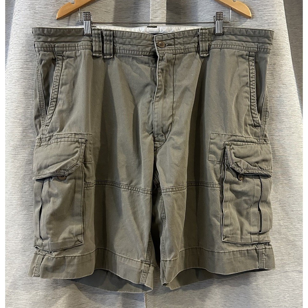 Polo Ralph Lauren Cargo Shorts Men's 42 Green Chino Heavy‎ Military Old Money